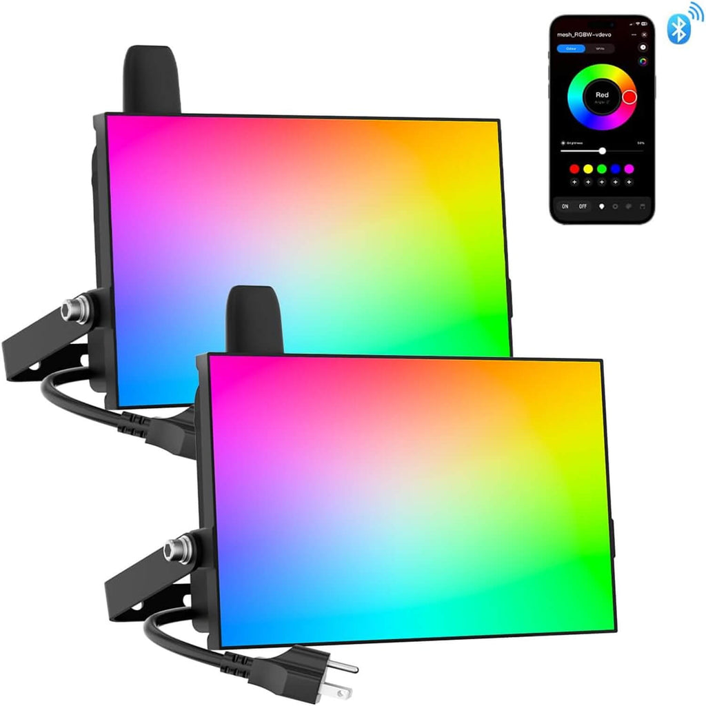 Onforu Bluetooth RGBW LED Flood Light