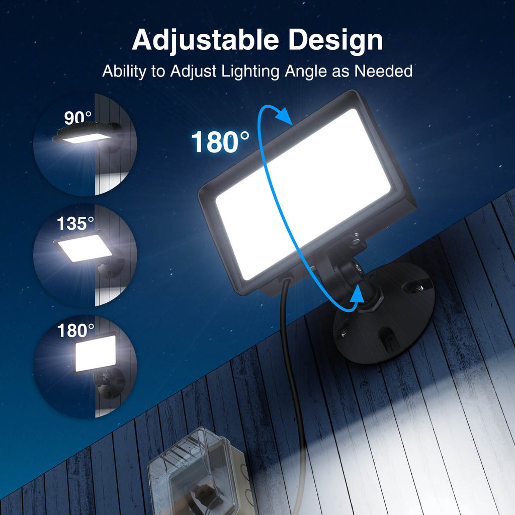Flexible Outdoor LED Flood Light with Knuckle Mount 