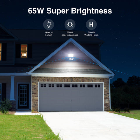 Super Bright Flood Lights Knuckle Mount for Garage