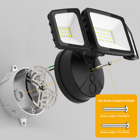 Onforu 36W LED Security Light Design