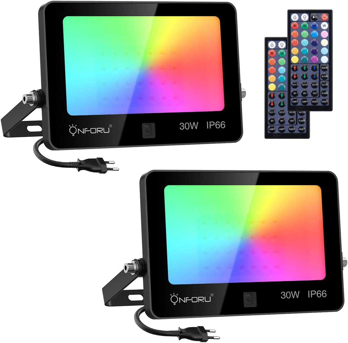Onforu 30W RGB LED Flood Light for EU