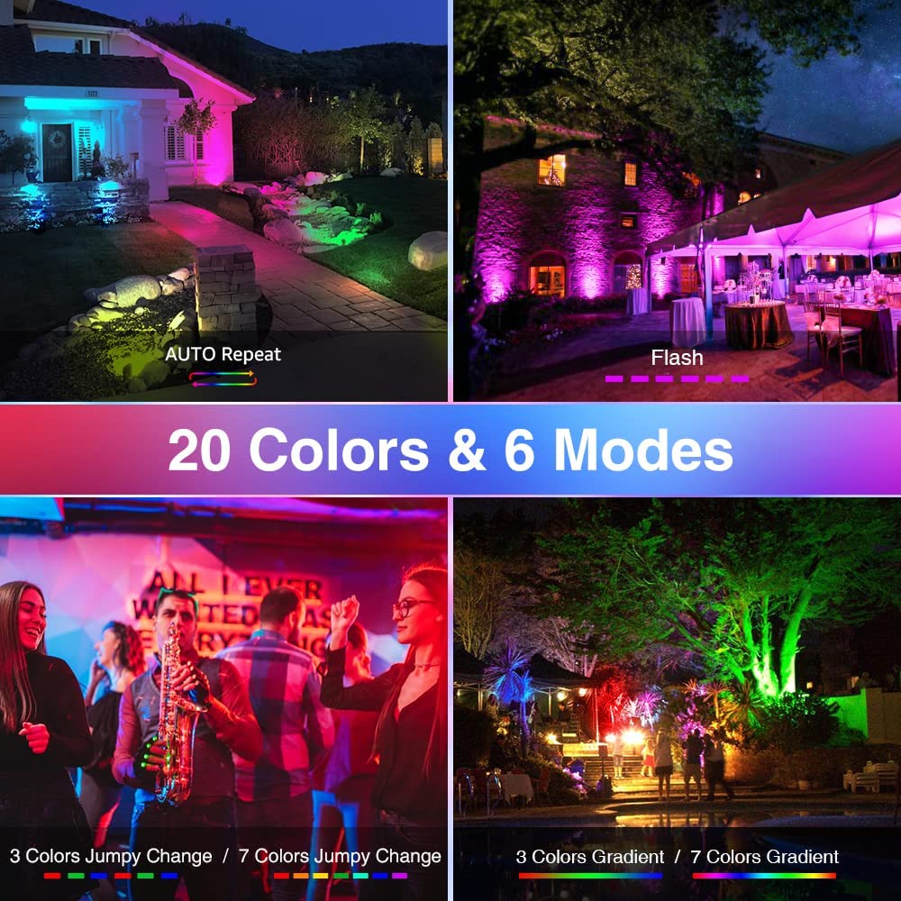 Onforu 30W RGB LED Flood Light for EU