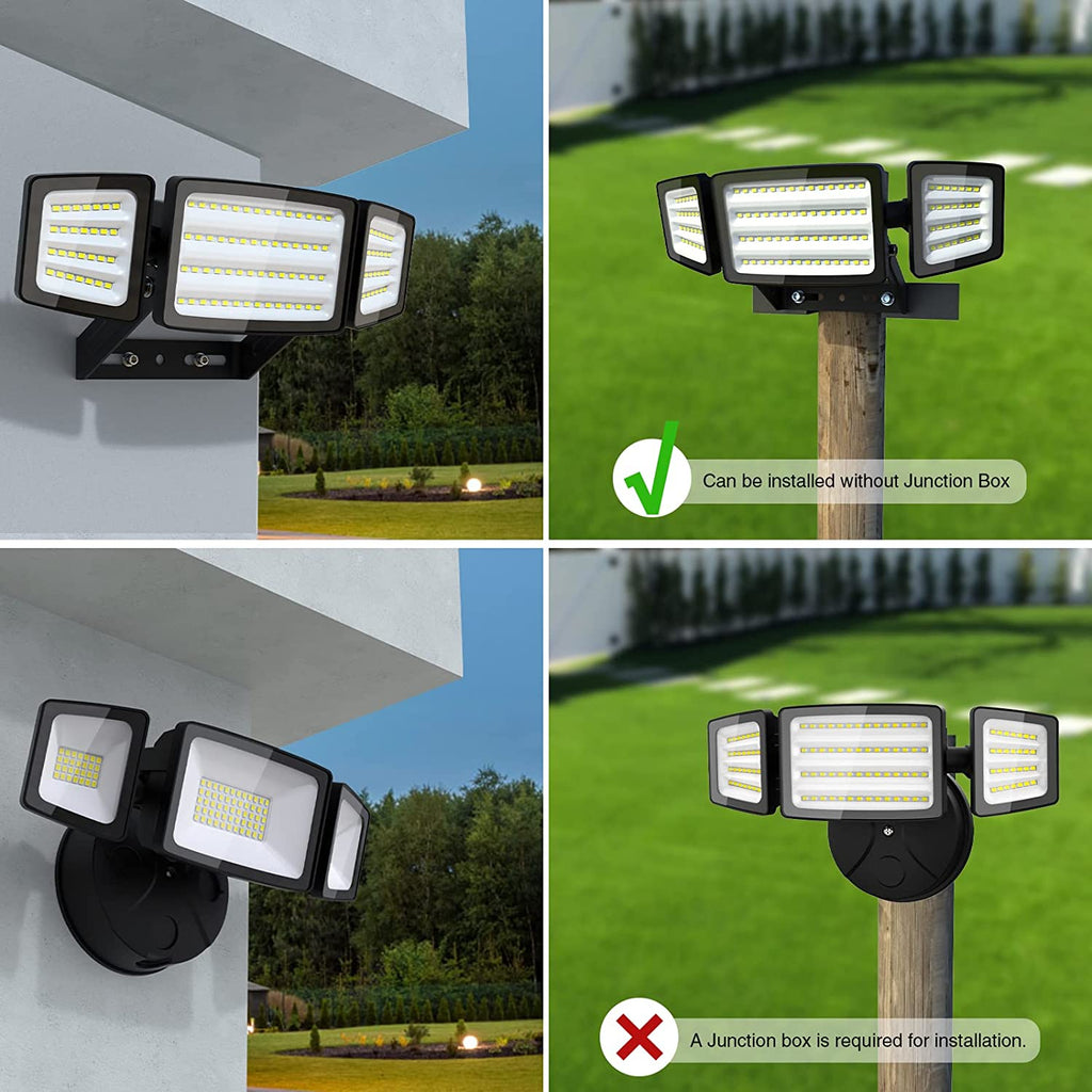 CLEARANCE - Onforu 55W LED Security Light with Bracket BD55