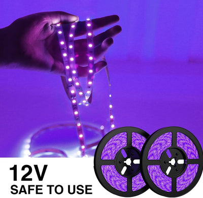 Onforu 10M LED Black Light Strip for EU Plug