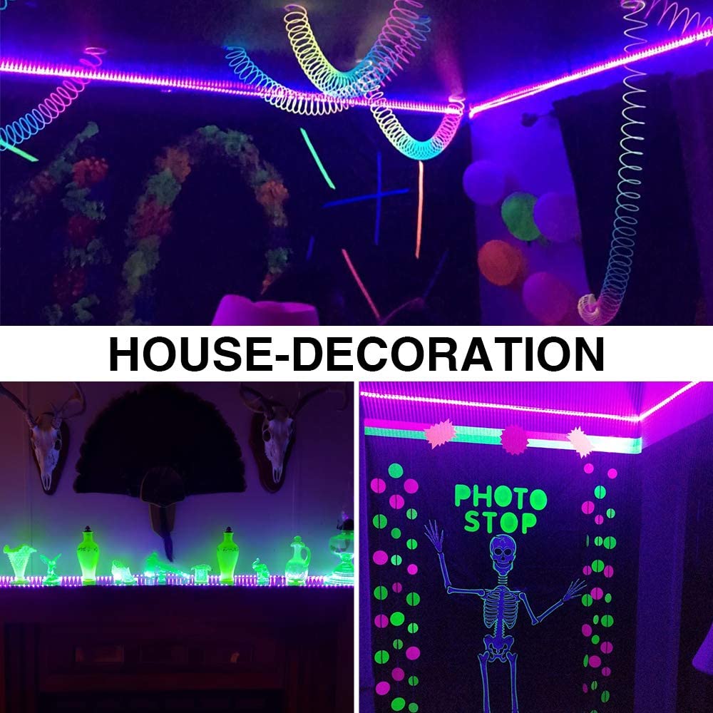 Onforu 10M LED Black Light Strip for EU Plug