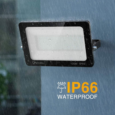 Onforu 100W LED Spotlight Outdoor with Plug for EU