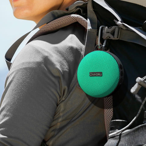 Onforu Best Green Portable Mini Speaker for Outdoor Hiking