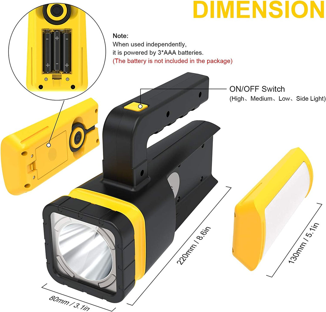 Onforu Rechargeable LED Camping Lantern Portable Fashlight
