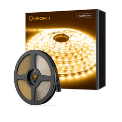 Onforu 32.8ft 3000K Warm White LED Light Strip