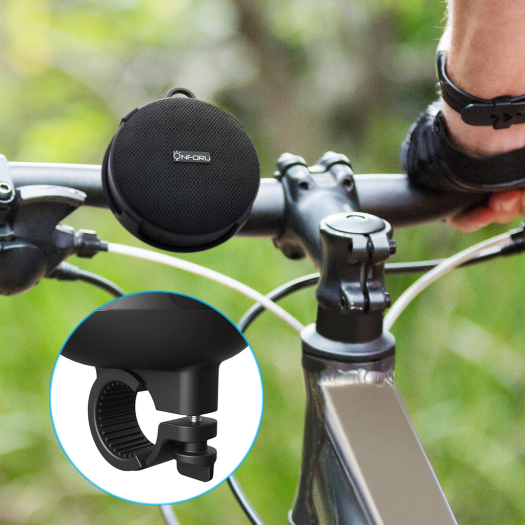 Onforu Black Wireless Small Bicycle Speaker for Outdoor