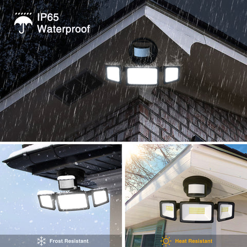 Onforu 55W Smart Motion Sensor Light Outdoor IP65 Waterproof
